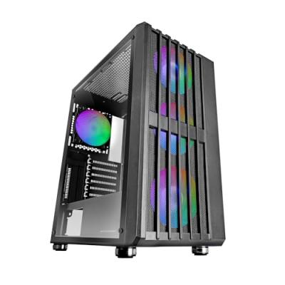 MARS GAMING Boitier moyen tour atx mc-vault rgb avec panneau vitr&eacute; (noir) MCVAULT 