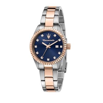 MASERATI Montre Femme  COMPETIZION en M&eacute;tal Bicolore 230439