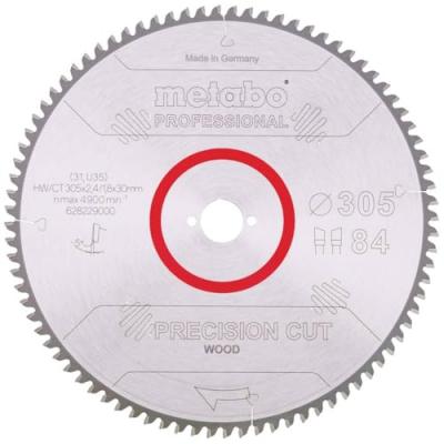 METABO  - Lame de scie circulaire HW/CT 305x2.4x30 mm 84 WZ