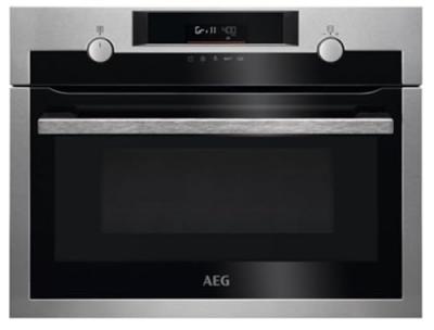 AEG Four micro-ondes et gril encastrable  S&eacute;rie 6000 KME525860M 1000 W Inox 