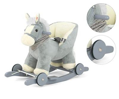 MILLY MALLY  - 5901761124026 - Porteur Cheval Polly Gris Gris