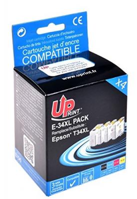 UPRINT Pack  compatible EPSON 34XL 4 cartouches