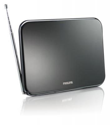 PHILIPS  Antenne design PLAT - 42 db - TNT HD - noir