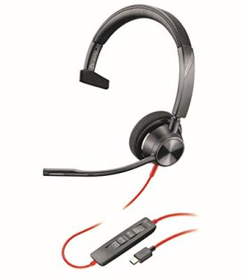 PLANTRONICS POLY 3310 Casque Avec fil Arceau Appels/Musique USB Type-C Noir - Neuf
