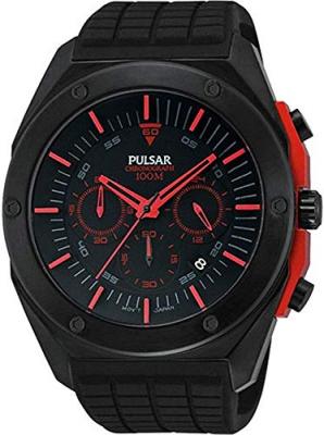 PULSAR  OUTLET Quartz Montre avec Bracelet en Caoutchouc 4894138022791