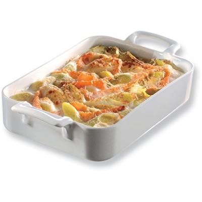 REVOL Plat rectangulaire porcelaine Belle Cuisine 26 cm Blanc 