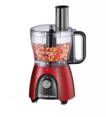 RUSSELL HOBBS Robot culinaire - RUSSEL HOBBS - Desire Red - 600 W - 2 vitesses + pulse - Rouge 
