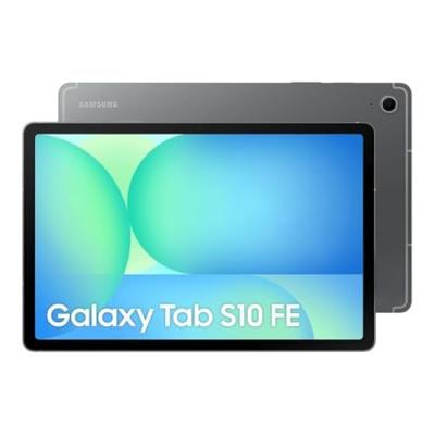 SAMSUNG  Galaxy Tab S10 FE Wi-Fi 10,9 pouces WUXGA+ 12 Go/256 Go Android 15 Gris Import&eacute; Version UE