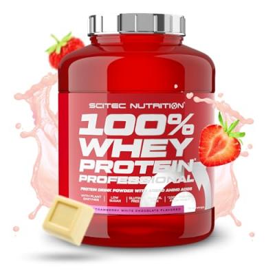 SCITEC NUTRITION  100% Whey Prot&eacute;ine Professionnelle 2.35 Kg Fraise