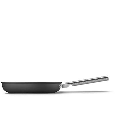 SMEG Po&ecirc;le aluminium 28cm noir  - ckff2801blm - ann&eacute;es 50