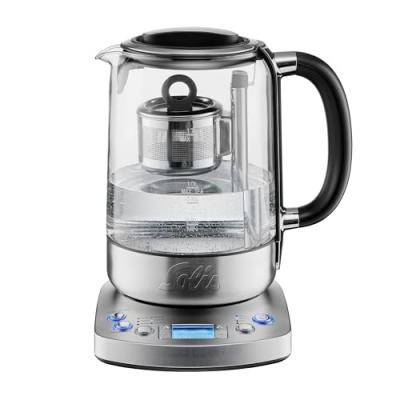 SOLIS  Tea Kettle Automatic 5518 - Bouilloire avec contr&ocirc;le de la temp&eacute;rature - Th&eacute;i&egrave;re - Silver
