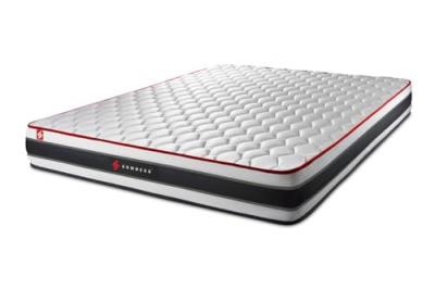 SOMNESS Matelas 160x200 Energy - Ressorts ensach&eacute;s - 22 cm - Ferme