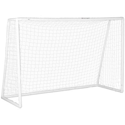 SPORTNOW But de football cage de foot - dim. 3L x 1,2l x 2H m - PVC blanc