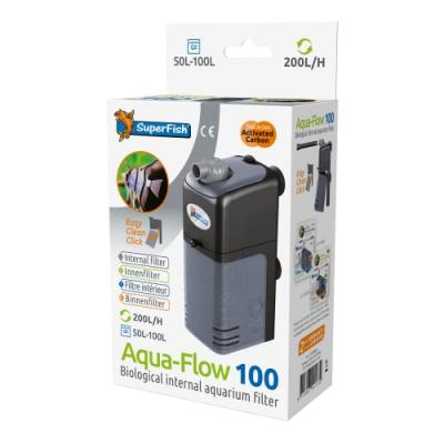 SUPERFISH Filtre interne 200 l/h pour aquarium  Aqua Flow 100