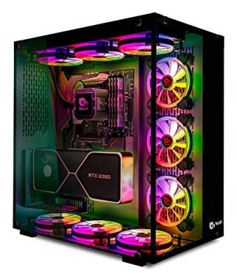 TALIUS  boitier pc chronos bo&icirc;tier pc gamer en verre tremp&eacute;