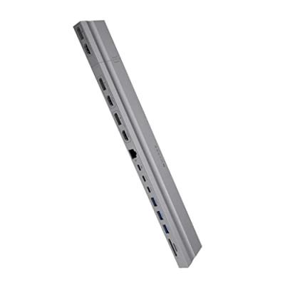 TARGUS HyperDrive - Station d'accueil - USB-C x 2 - 3 x HDMI, 3 x DP - GigE
