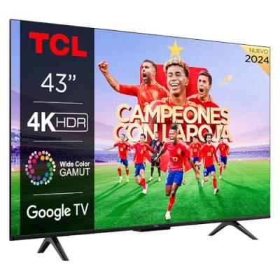 TCL  P75 Series 43P755 TV 109,2 cm (43"") 4K Ultra HD Smart TV Wifi Titane
