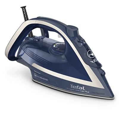 TEFAL  FV6830 Ultragliss Anti-calcaire Plus Fer &agrave; Vapeur, Bleu/Blanc