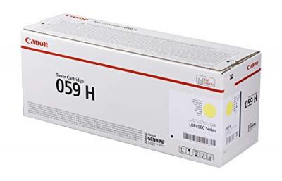 CANON  Cartridge 059 H Y Toner Jaune (Emballage Carton)