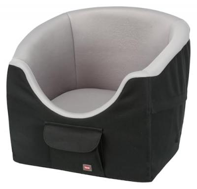 TRIXIE Siege de voiture - 45x39x42cm - Noir et gris - Pour chien - 