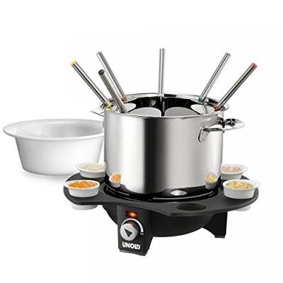 UNOLD  2074003 appareil &agrave; fondue el&eacute;gance m&eacute;tallique 