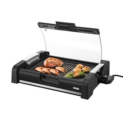 UNOLD  Barbecue &eacute;lectrique Barbecue de table voyant lumineux noir