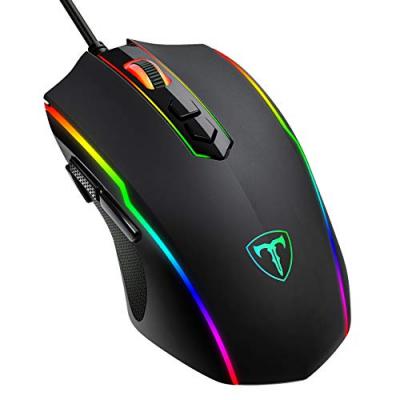 Souris Gaming - VIVIJO - Noire - 7200 DPI Ajustable - 8 Boutons Programmables - Ergonomique