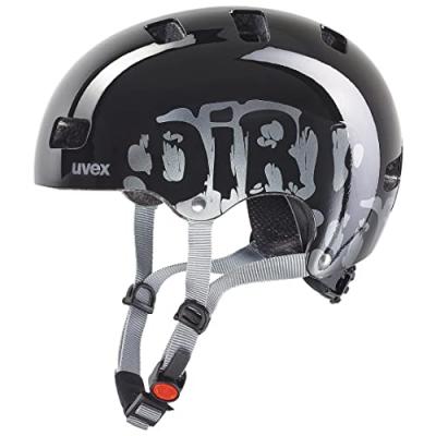 UVEX  Kid 3 Casque de v&eacute;lo pour Enfant, Dirtbike Noir, 55-58 cm