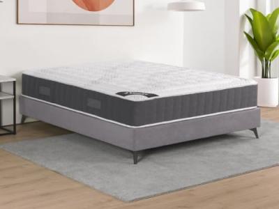 VENTE UNIQUE Matelas 160 x 200 cm ressorts ensach&eacute;s accueil m&eacute;moire de forme &eacute;p.27cm - ATLANTIDE de YSMEE