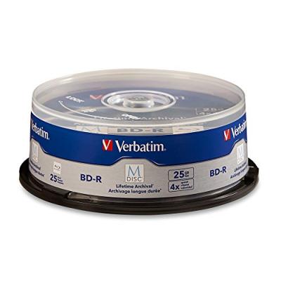 Verbatim M-Disc - 25 x BD-R - 25 Go 4x - spindle