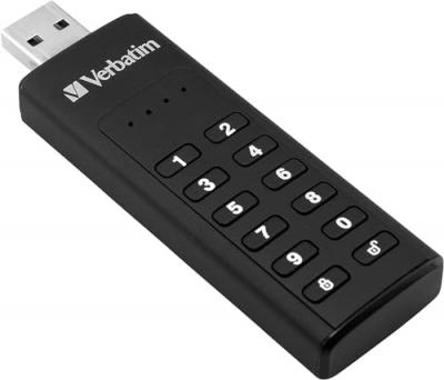 VERBATIM  Cl&eacute; USB s&eacute;curis&eacute;e par code - 64 Go - Type A