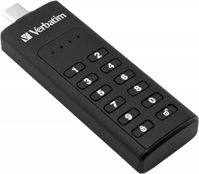 VERBATIM  Keypad Secure - Cl&eacute; USB - chiffr&eacute; - 32 Go - USB-C 3.1