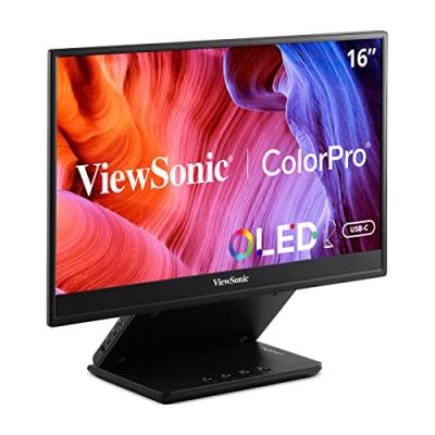 VIEWSONIC  VP Series VP16-OLED 16"" OLED Full HD 1 ms Noir