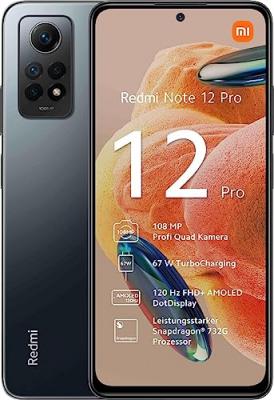 XIAOMI Smartphone  Redmi Note 12 Pro 6,67 Double nano SIM 8+128Go Gris