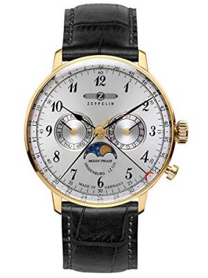 ZEPPELIN  Montre Bracelet Mixte Chronographe Quartz Cuir 7038&ndash;1