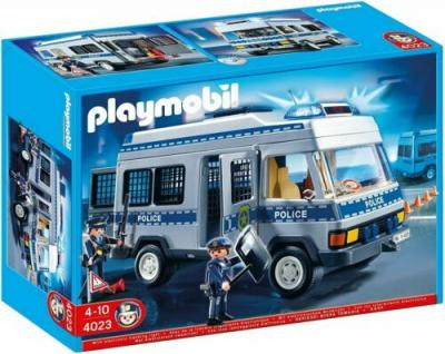 4023 Playmobil Fourgon et policiers