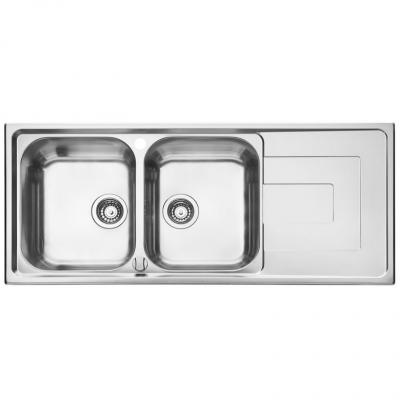 Evier inox mini structure luisina debussy 1 bac 1/2 - 1 &eacute;gouttoir