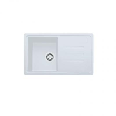 FRANKE Evier 1 grand bac, 1 &eacute;gouttoir MALTA PLATINIUM 