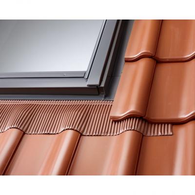 VELUX Raccord fen&ecirc;tre de toit simple sur tuiles  EDW CK04 ocre