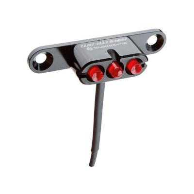 SUPERNOVA Eclairage arriere  airstream tail light 2 tige de selle noir