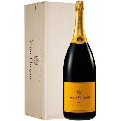 CHAMPAGNE VEUVE CLICQUOT Mathusalem -  - Brut Carte Jaune - Caisse Bois 