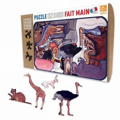 PUZZLE MICHELE WILSON MICH&egrave;LE WILSON Puzzle Animaux En Folie - D&egrave;s 4 Ans - 24 pi&egrave;ces