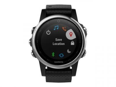 GARMIN FENIX 5S ARGENT AVEC BRACELET NOIR
