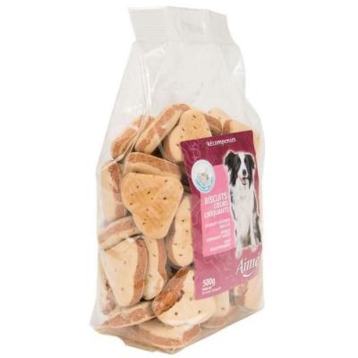  Aime Biscuits Pour Chien - Friandises Pour Chien Coeur Croquants - Sac De 500g