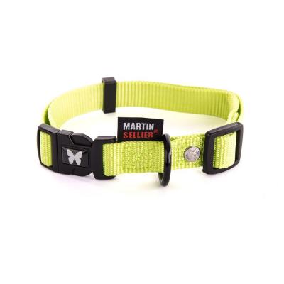 MARTIN SELLIER Collier pour chien nylon r&eacute;glable classique  XL