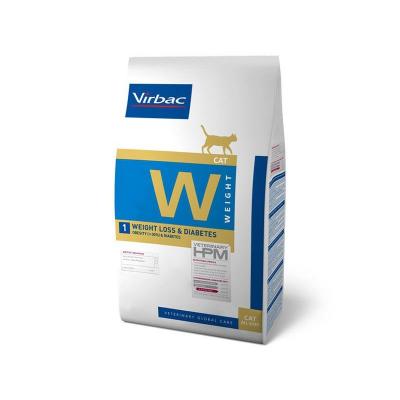 VIRBAC Croquettes  hpm Weight Loss & Diabetes pour chat Sac 1,5 kg