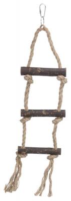 MON ANIMALERIE Escalade Perroquets, 3 Marches, Natural Living 40 cm Trixie