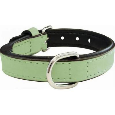 GLORIA  Collier pour chien en Cuir  Padded 55 cm vert T.U