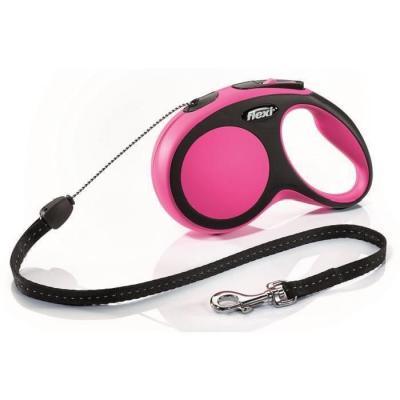 FLEXI Trixie Laisse Corde  New - S - 8m - Rose - Pour Chien