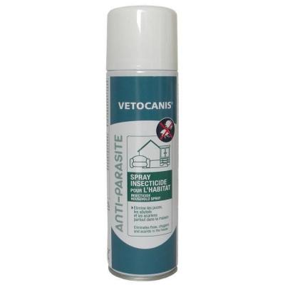 VETOCANIS  Spray Anti-Puces Er Anti-Tiques - Pour Habitat